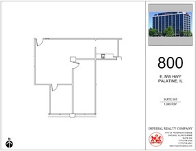 800 E Northwest Hwy, Palatine, IL for lease Floor Plan- Image 1 of 5