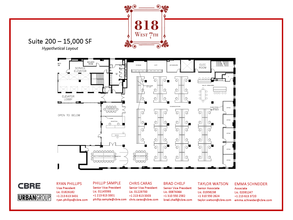 818 W 7th St, Los Angeles, CA for lease Floor Plan- Image 1 of 1