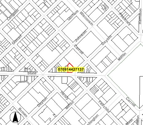 202 State St, Madison, WI for sale - Plat Map - Image 1 of 1
