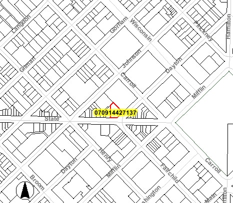 202 State St, Madison, WI for sale Plat Map- Image 1 of 1