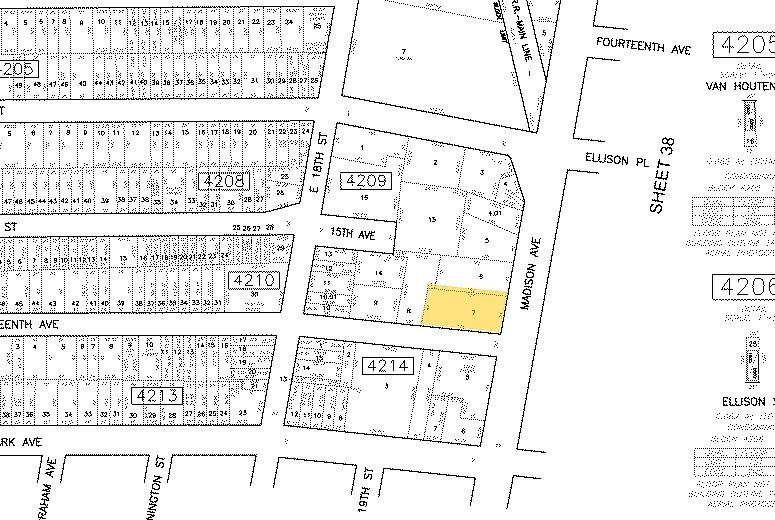 730 Madison Ave, Paterson, NJ for sale Plat Map- Image 1 of 1