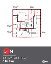 51 Monroe St, Rockville, MD for lease Floor Plan- Image 1 of 1