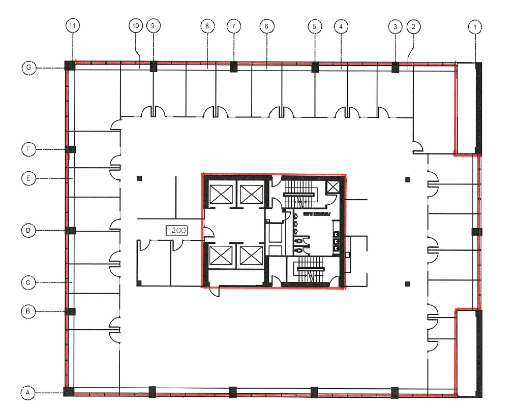 727 7th Ave SW, Calgary, AB for lease Floor Plan- Image 1 of 1