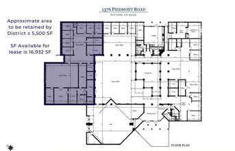 1376 Piedmont Rd, San Jose, CA for lease Floor Plan- Image 1 of 1