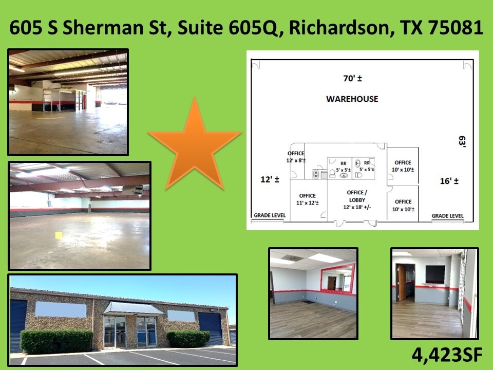 605 S Sherman St, Richardson, TX for lease Building Photo- Image 1 of 12