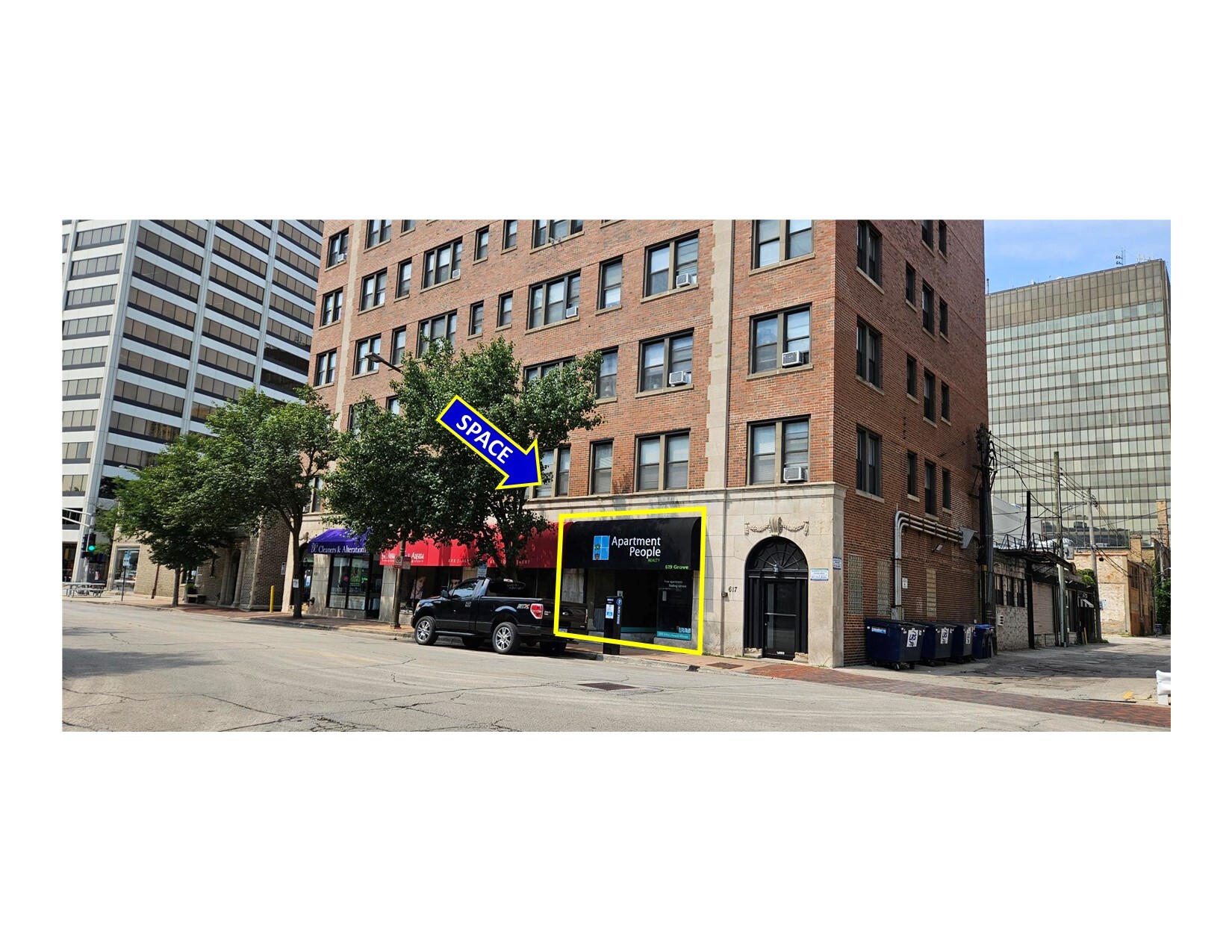 617-625 Grove St, Evanston, IL for lease Building Photo- Image 1 of 5