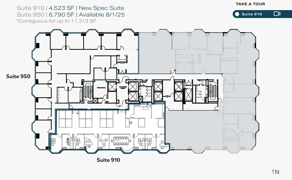 550 W C St, San Diego, CA for lease Floor Plan- Image 1 of 1