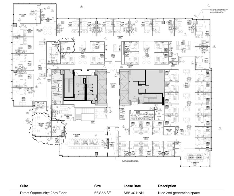 1900 N Pearl St, Dallas, TX for lease Floor Plan- Image 1 of 1