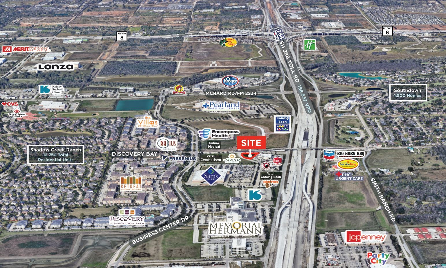 Hwy 288 & Discovery Bay Dr, Pearland, TX for sale Primary Photo- Image 1 of 1