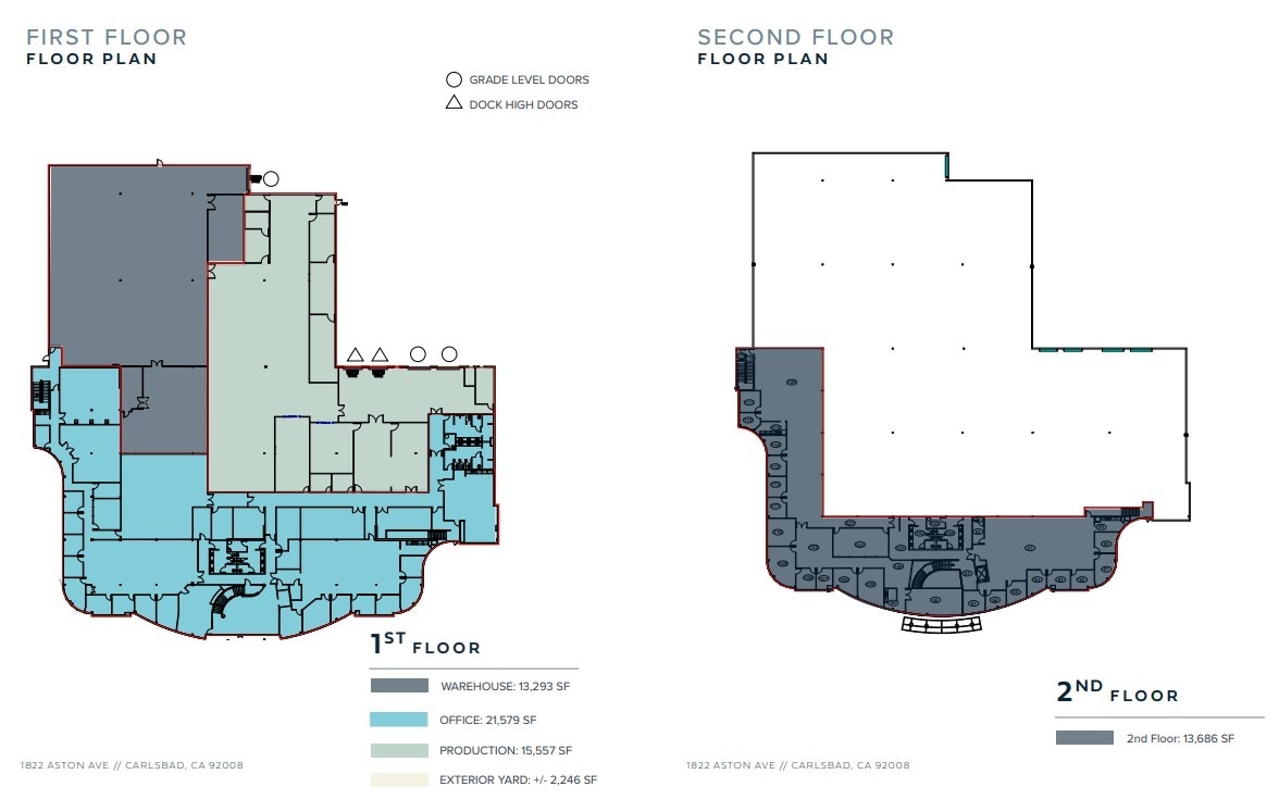 1822 Aston Ave, Carlsbad, CA for lease Floor Plan- Image 1 of 2
