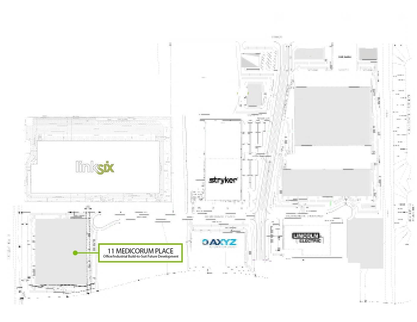 11 Medicorum Pl, Waterdown, ON for lease Site Plan- Image 1 of 1