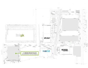 11 Medicorum Pl, Waterdown, ON for lease Site Plan- Image 1 of 1