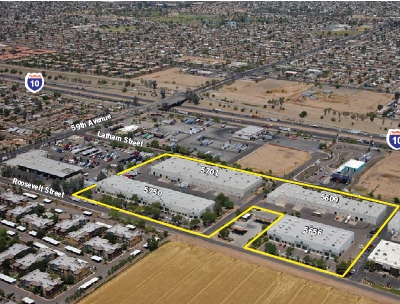 5750 W Roosevelt St, Phoenix, AZ for lease - Aerial - Image 2 of 7