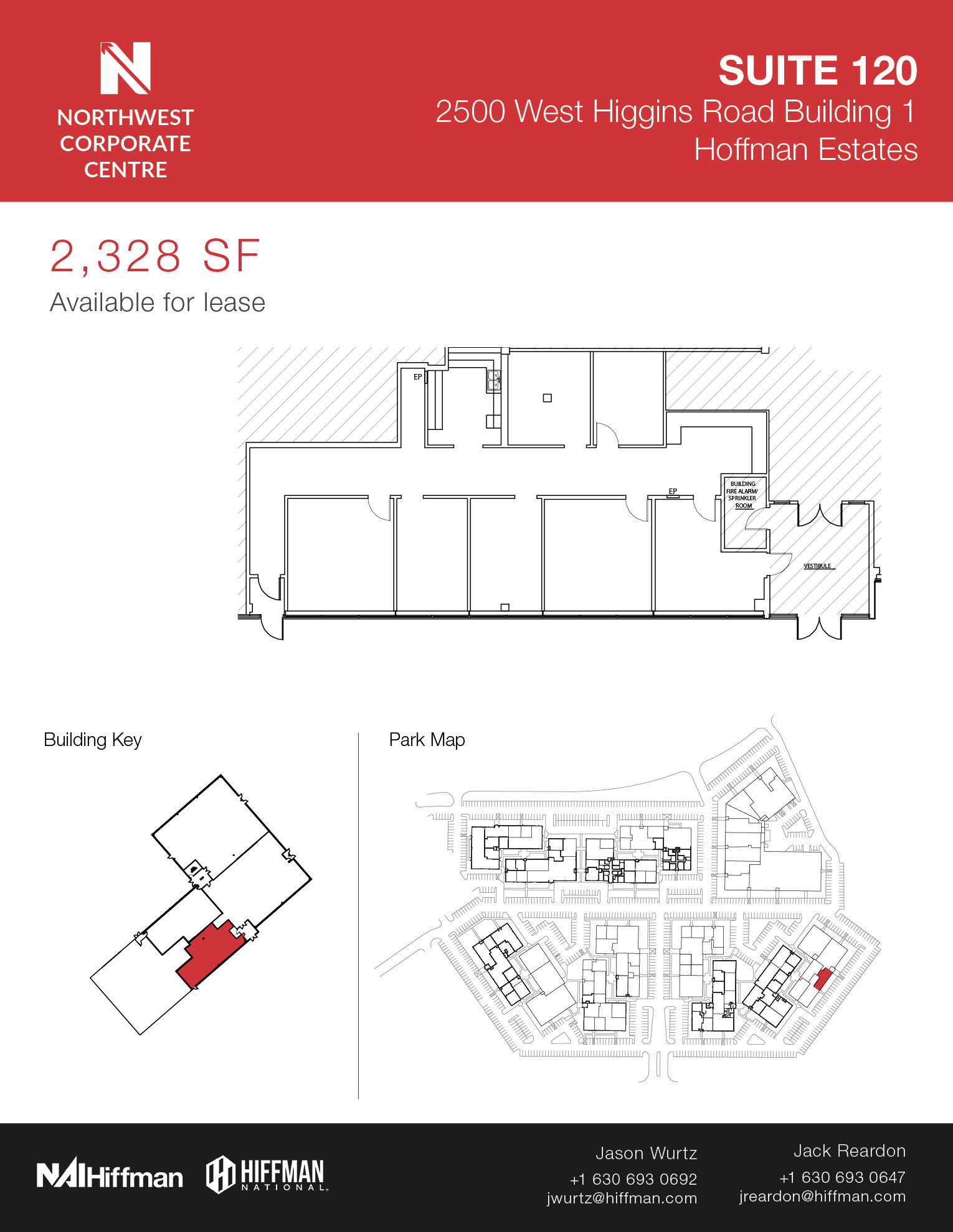 2500 W Higgins Rd, Hoffman Estates, IL for lease Floor Plan- Image 1 of 1