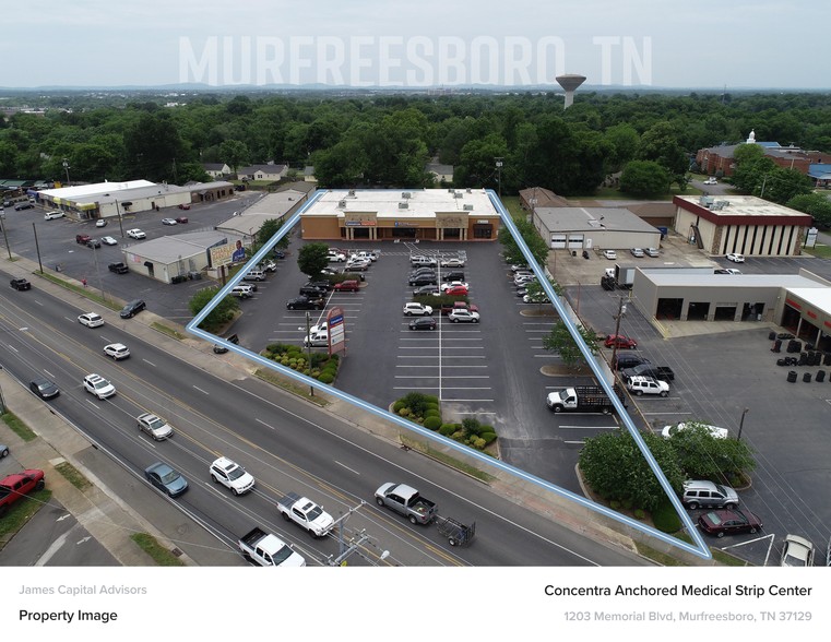 1203 Memorial Blvd, Murfreesboro, TN for lease - Aerial - Image 2 of 9