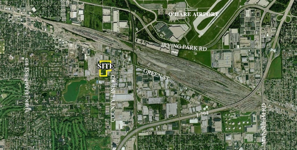 340 County Line Rd, Bensenville, IL for lease - Aerial - Image 2 of 8
