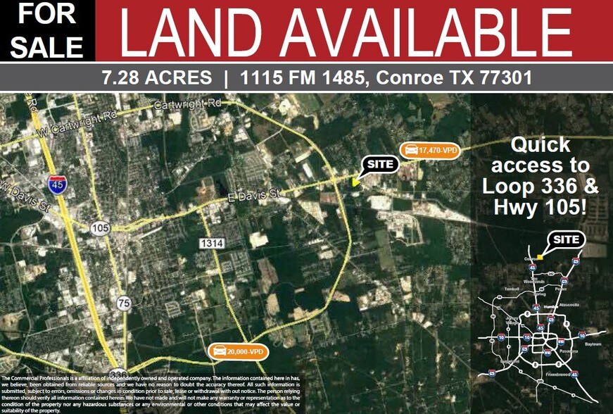 1115 FM 1485, Conroe, TX for sale - Other - Image 1 of 1