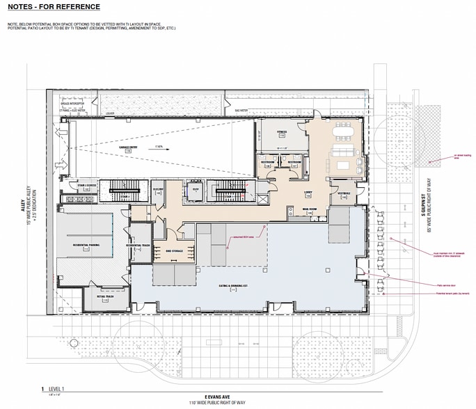 2091 S Gilpin St, Denver, CO for lease - Floor Plan - Image 2 of 3