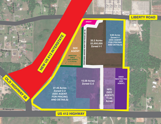 More details for TBD W 412 Henri De Tonti & Liberty Avenue, Springdale, AR - Land for Sale