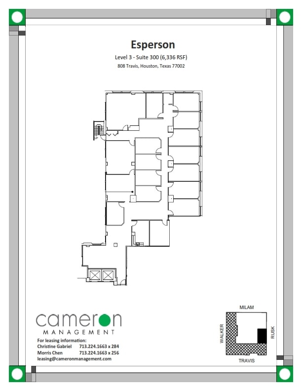 808 Travis St, Houston, TX for lease Floor Plan- Image 1 of 1