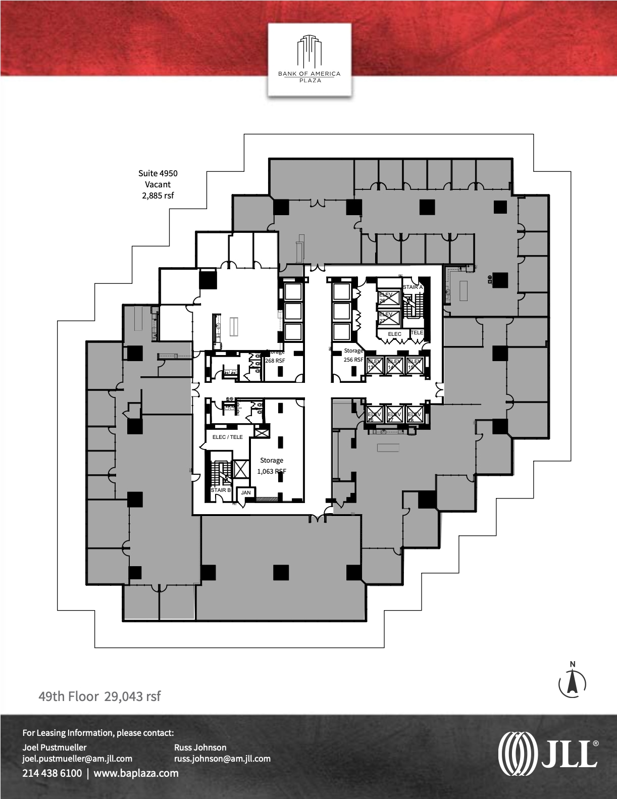 901 Main St, Dallas, TX for lease Floor Plan- Image 1 of 1