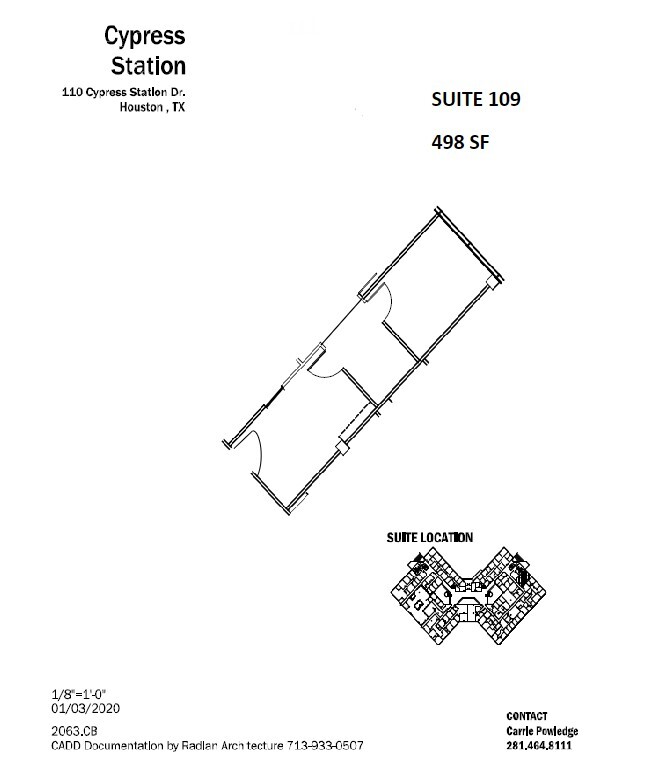 110-140 Cypress Station Dr, Houston, TX for lease Floor Plan- Image 1 of 1