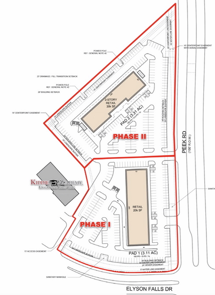 Peek Rd & Elyson Falls Dr, Katy, TX for lease - Site Plan - Image 2 of 2