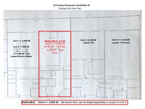 25 Thurber Blvd, Smithfield, RI for lease Floor Plan- Image 2 of 2