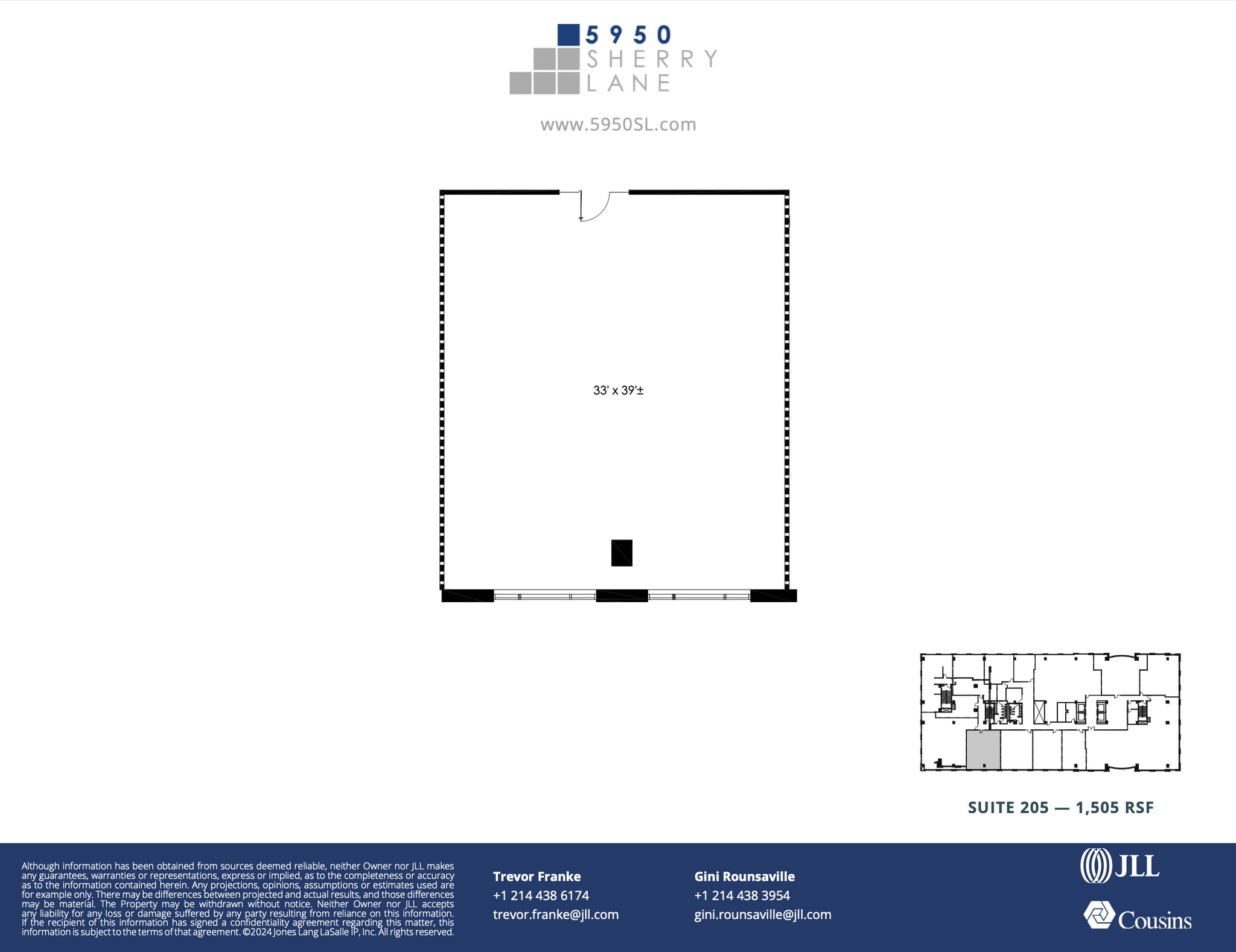 5950 Sherry Ln, Dallas, TX for lease Floor Plan- Image 1 of 1