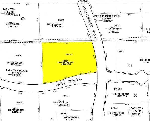 15810 Park Ten Pl, Houston, TX for lease - Plat Map - Image 2 of 13