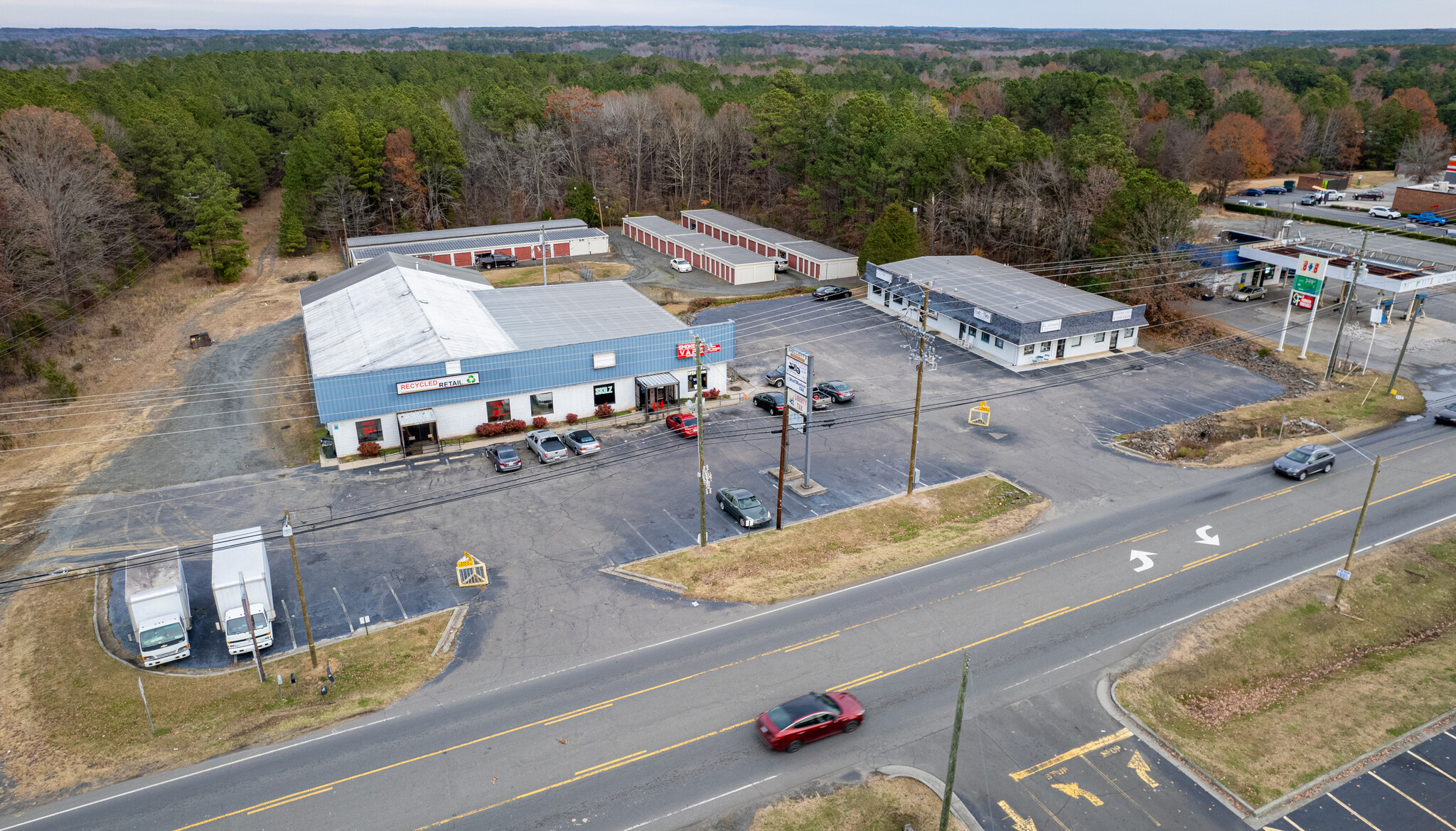 1555 NC Hwy 56, Creedmoor, NC for lease Aerial- Image 1 of 6