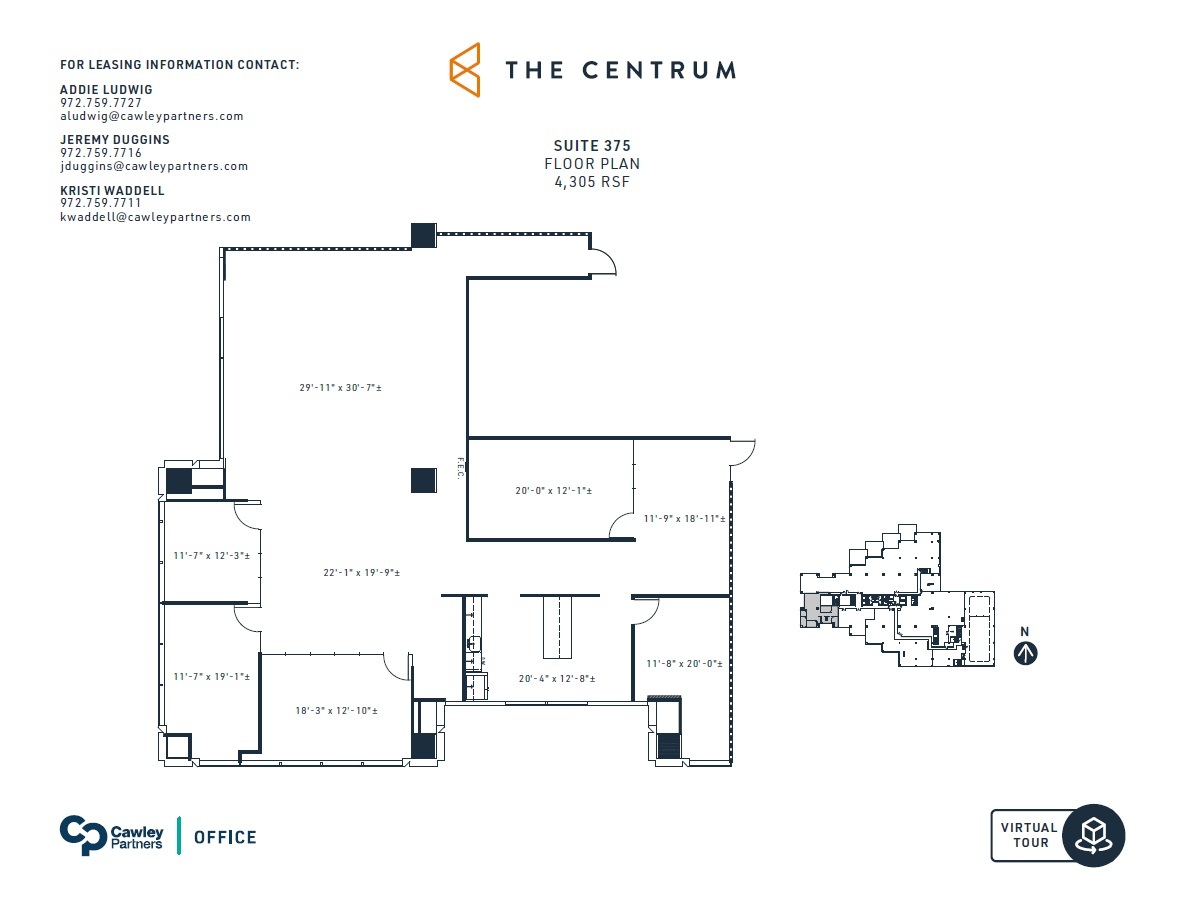 3102 Oak Lawn Ave, Dallas, TX for lease Floor Plan- Image 1 of 7