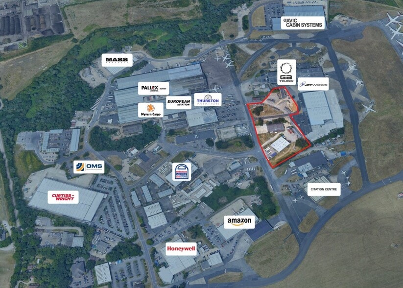 Enterprise Way Road, Hurn for sale - Aerial - Image 3 of 3