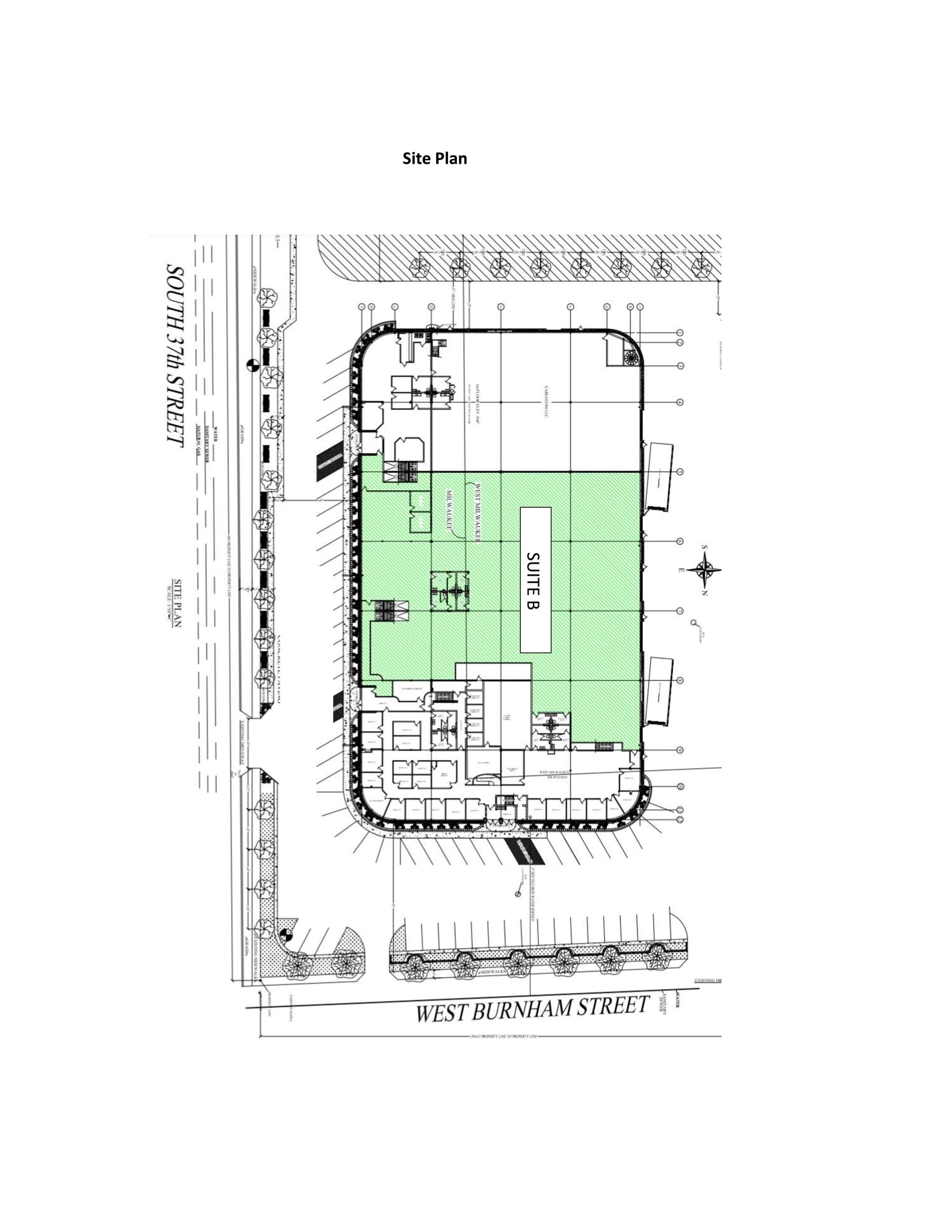 3701 W Burnham St, West Milwaukee, WI for lease Site Plan- Image 1 of 6