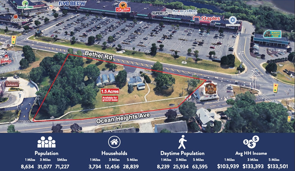 535 W. Ocean Heights Ave, Somers Point, NJ for lease - Building Photo - Image 1 of 7