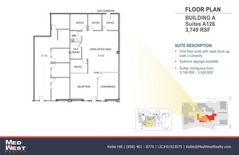 8950 Villa La Jolla Dr, La Jolla, CA for lease Floor Plan- Image 1 of 1