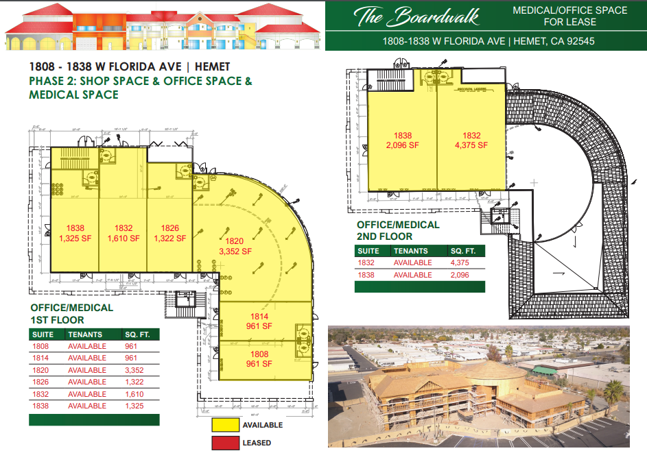 1778-1950 W Florida Ave, Hemet, CA for lease Floor Plan- Image 1 of 1