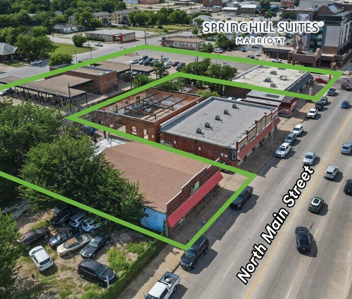 2225-2245 N Main St, Fort Worth, TX for lease - Aerial - Image 3 of 5