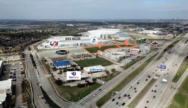 NEC Standridge Dr, The Colony, TX - AERIAL map view