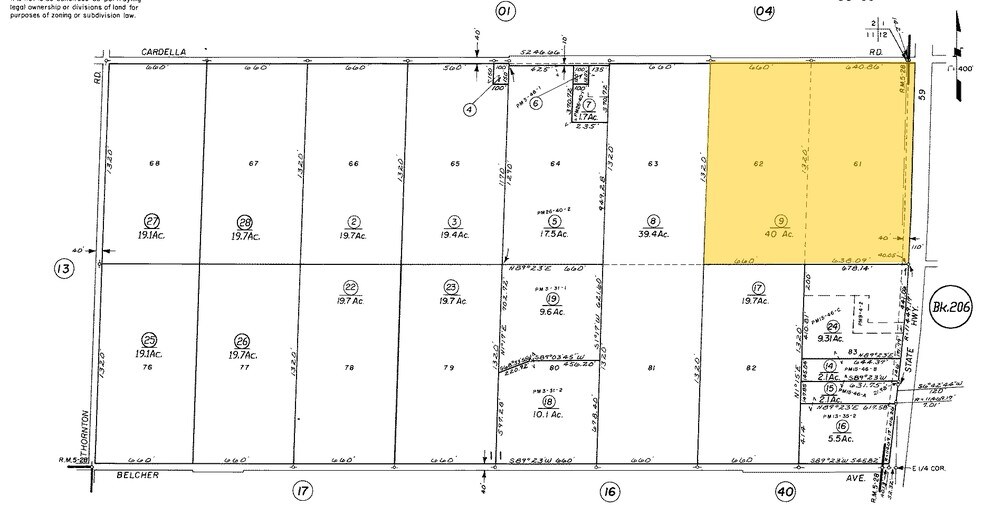 3893 N Highway 59 Hwy, Merced, CA for lease - Plat Map - Image 3 of 3