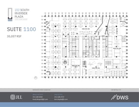 222 S Riverside Plz, Chicago, IL for lease Floor Plan- Image 1 of 8