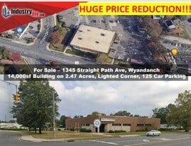 14,000sf Bldg on 2.47 Acres, Lighted Corner - Warehouse