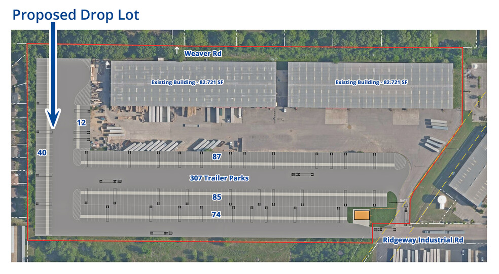 10665 Ridgeway Industrial Rd, Olive Branch, MS for lease - Site Plan - Image 2 of 3