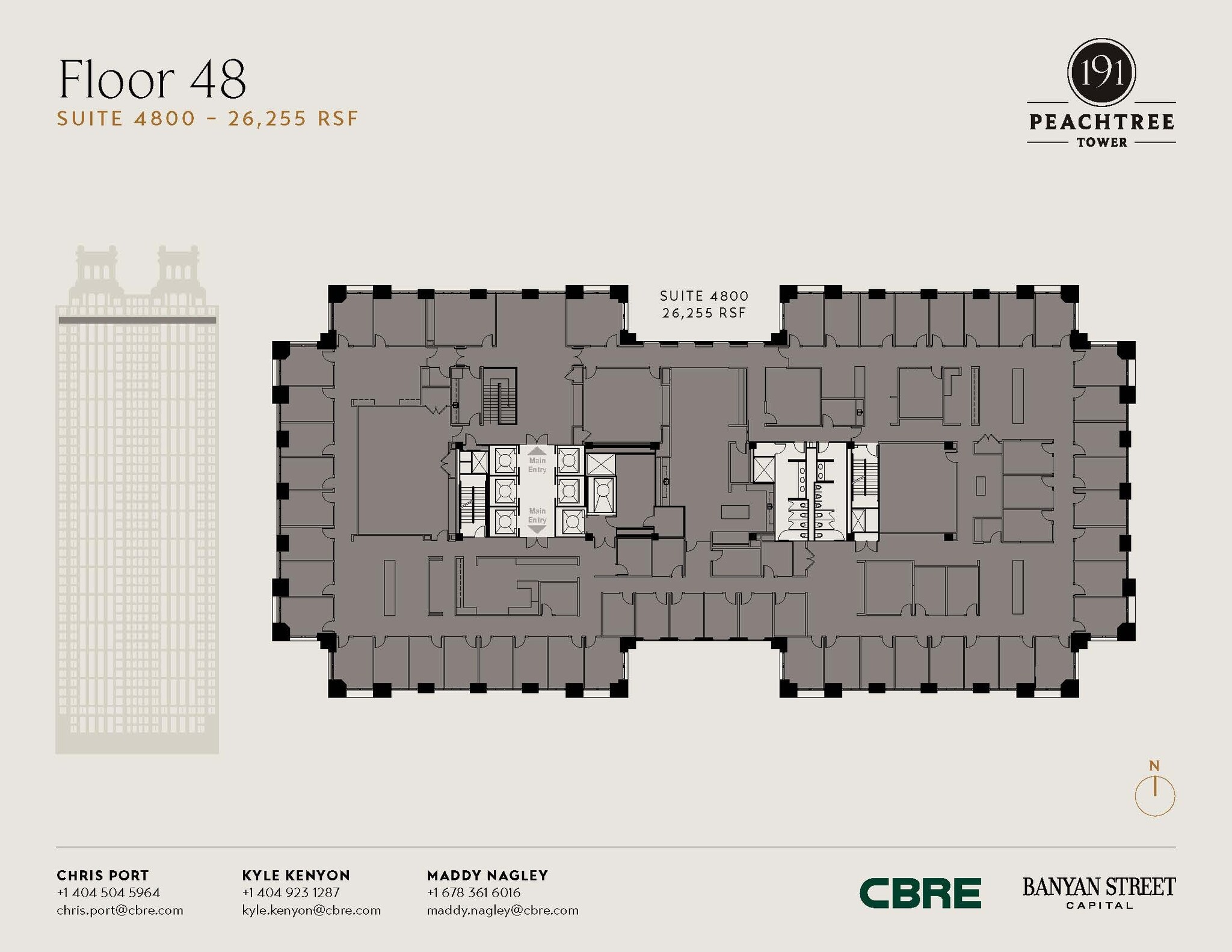 191 Peachtree St NE, Atlanta, GA for lease Floor Plan- Image 1 of 1