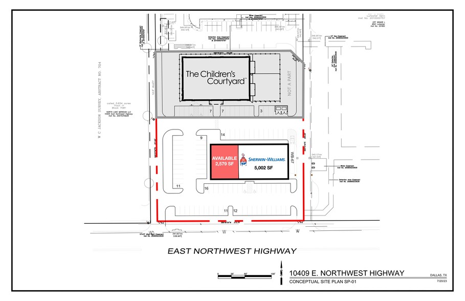 10409 NW Hwy, Dallas, TX for lease - Site Plan - Image 2 of 2