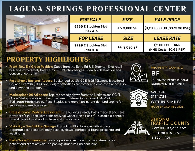 9299 E Stockton Blvd, Elk Grove, CA for sale - Building Photo - Image 2 of 9