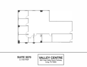 9901 E Valley Ranch Pky, Irving, TX for lease Floor Plan- Image 1 of 5