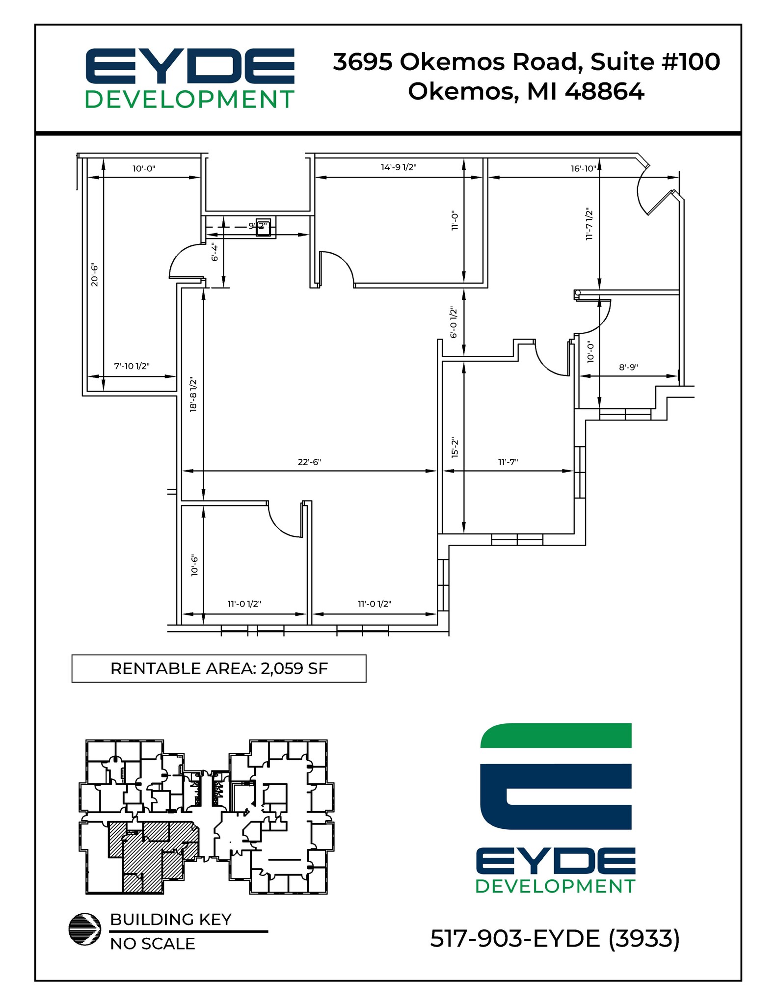 3695 Okemos Rd, Okemos, MI for lease Site Plan- Image 1 of 1