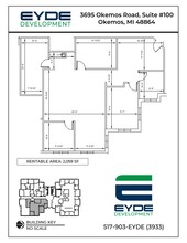 3695 Okemos Rd, Okemos, MI for lease Site Plan- Image 1 of 1