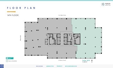 1700 N Moore St, Arlington, VA for lease Floor Plan- Image 1 of 1
